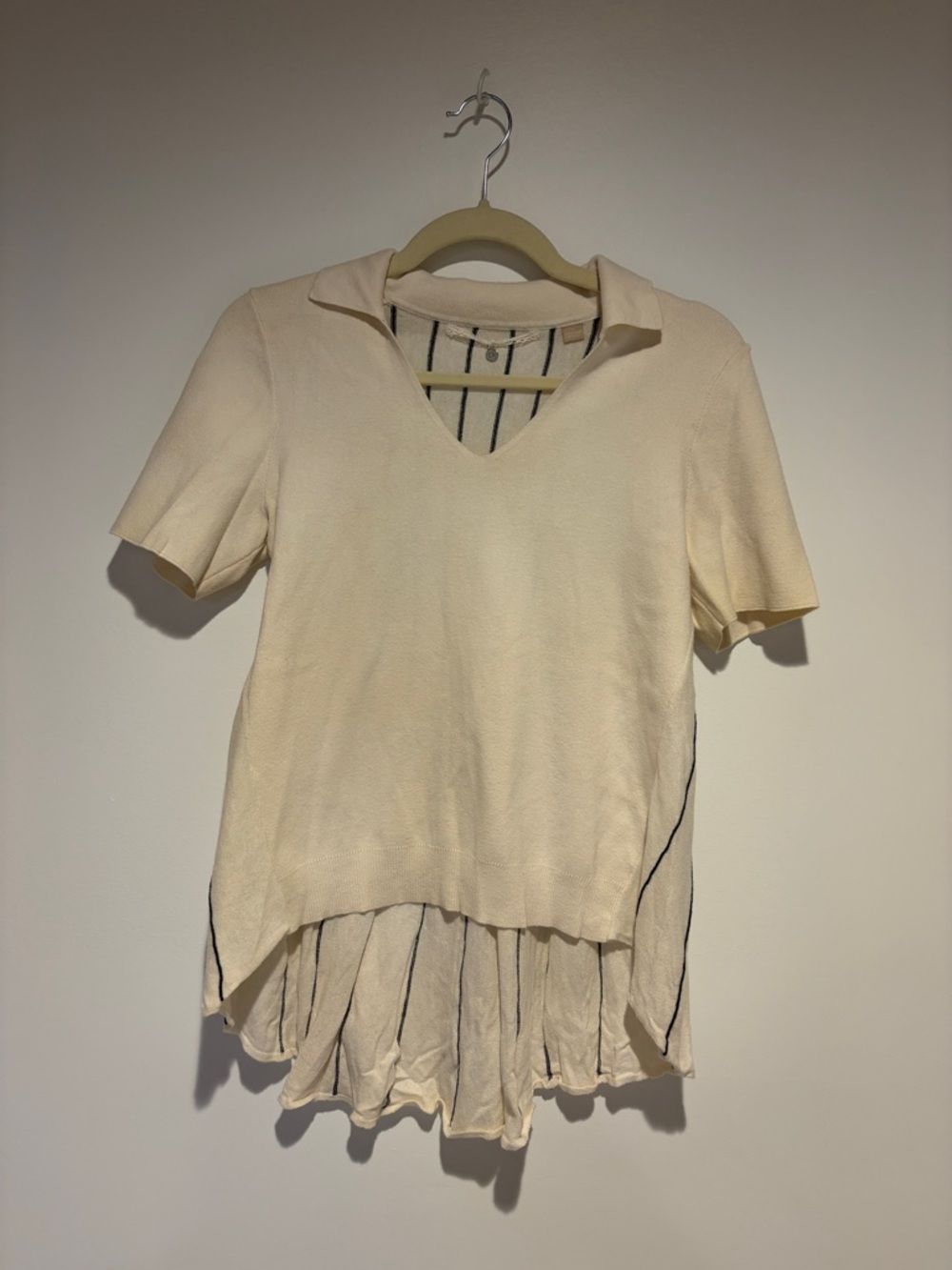 Knitted&Knotted Anthro Sweater Tee